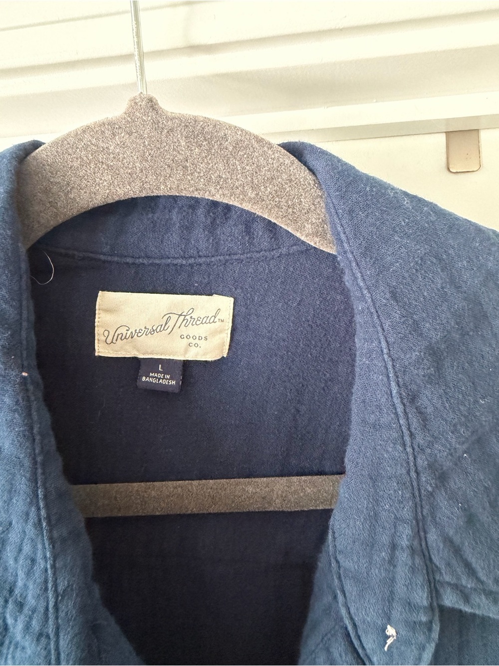 Universal Thread Navy Button-Up Shirt Jacket - Picture 2 of 4